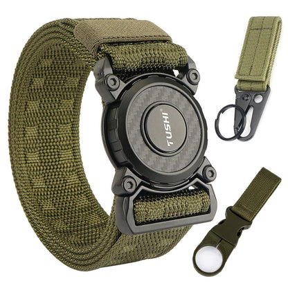 Herren-Taktischer Outdoor-Gürtel mit Schnellverschluss aus robustem Nylon Alltagstauglich