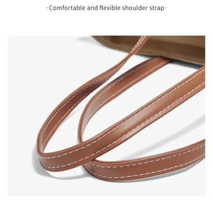 Damen Strandtasche Aus Stroh Mit Reißverschluss Und Großem Fassungsvermögen