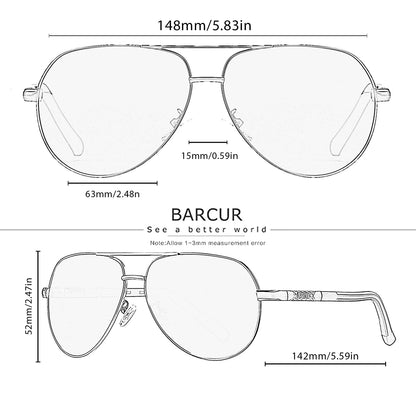 Damen-Sonnenbrille Pilotin TAC Silikon rutschfest Spiegel polarisiert