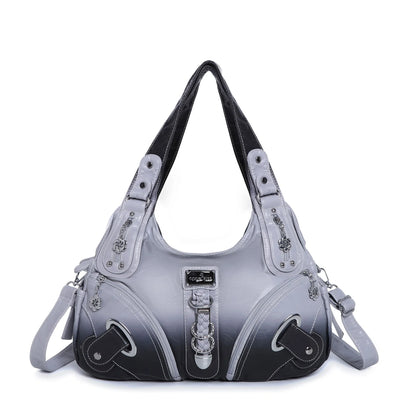 Damen-Handtasche Tie-Dye Muster und weiches Obermaterial Alltagsbegleiter für Alltag und Freizeit