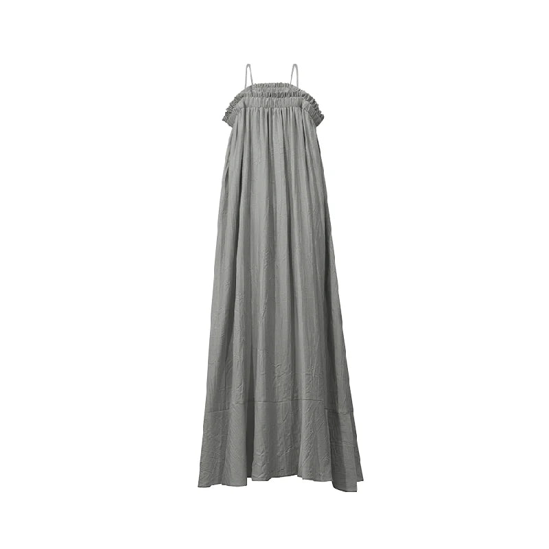 Stylisches Damenkleid Mit Rüschen Elegant Leicht Für Urlaub