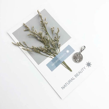 Damen-Charm-Anhänger Sternzeichen Horoskop Vintage II aus Sterlingsilber