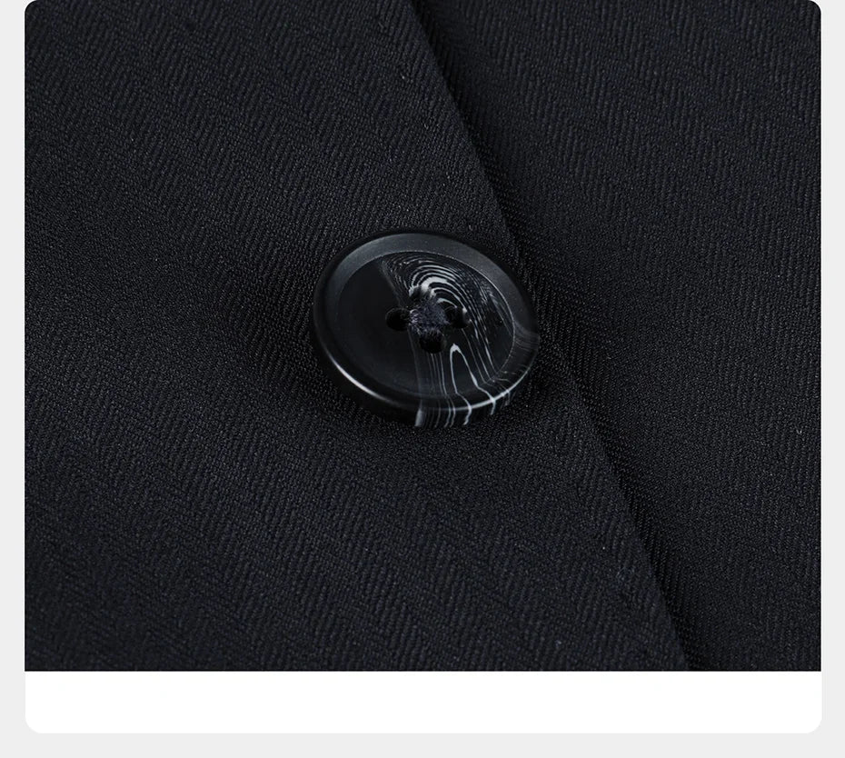 Hochwertiger Herrenanzug aus 50% Wolle: Slim Fit, Tiefblau, Business & Hochzeit, Größe 58-6XL
