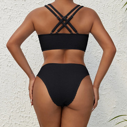 Sommerlicher Push-up-Bikini im brasilianischen Stil – ideal für Strand und Pool