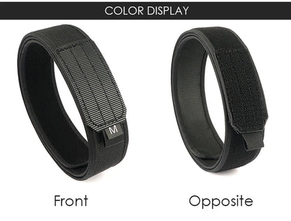 VATLY Ultra-dünner Tactical Innengürtel Nylon Metallfrei Reise Unisex