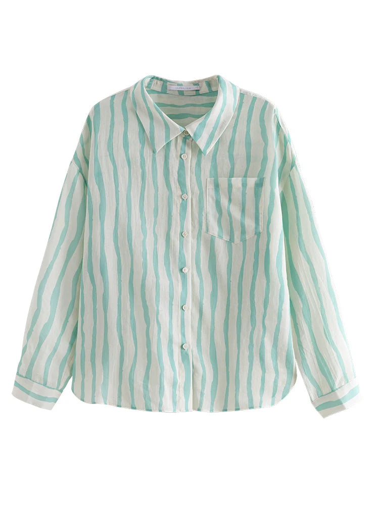 Kühlendes und antibakterielles Lyocell-T-Shirt in Übergröße mit schulterbetonendem Design und figurformendem Druckmuster.