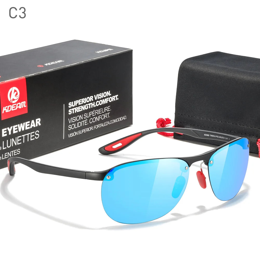 Sonnenbrille Sport TR90 ultraleicht polarisiert 63mm Herren