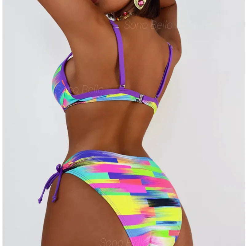 Sexy Bikini-Set für Damen mit Push-up-Effekt – ideal für Strand und Pool