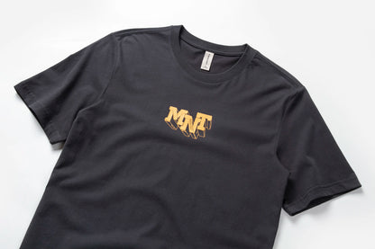 Herren T-Shirt mit kurzem Arm und modischem Gesichtsdruck im Basic-Stil