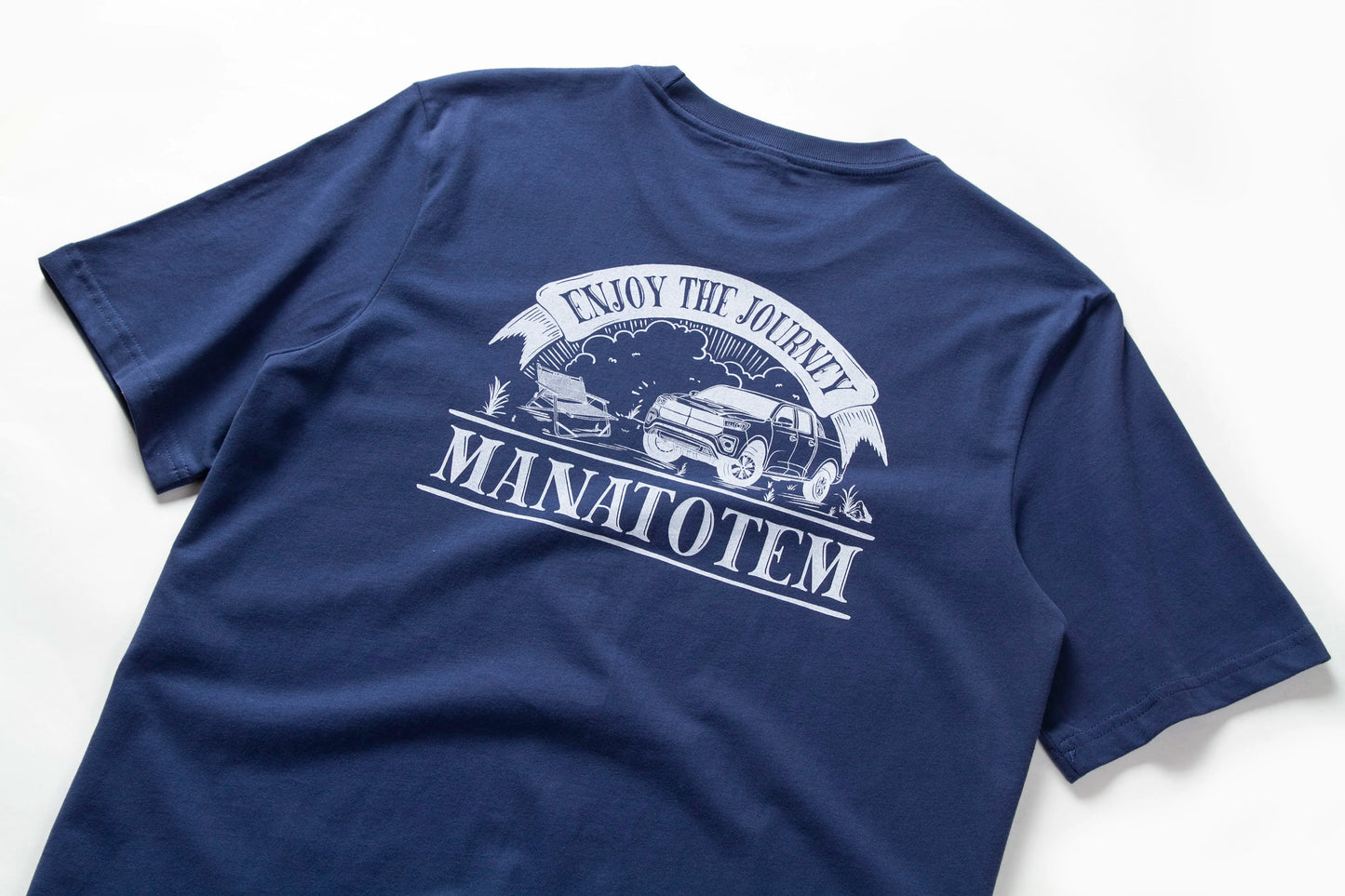 Herren T-Shirt mit Druck „Auto“ im lässigen Sommerstil aus 100 Prozent Baumwolle