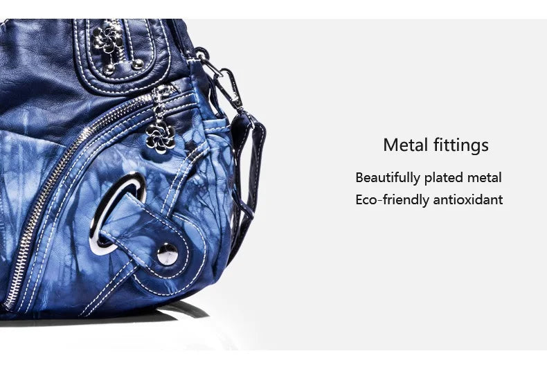 Damen-Schultertasche Vintage Stil mit Top-Griff große Handtasche für Alltag und Freizeit