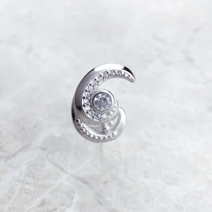 Damen-Ohrstecker Wellen Sommer aus Sterlingsilber