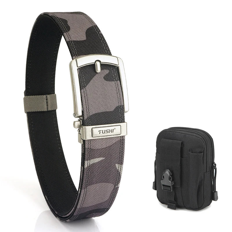 VATLY Rigid Tactical Gürtel Herren Nylon Metall-Schnalle Duty Casual