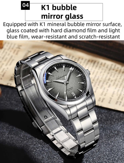 39mm Herren Automatikuhr BGW9 Ultra Leuchtzeiger Saphirglas 200m wasserdicht Edelstahl