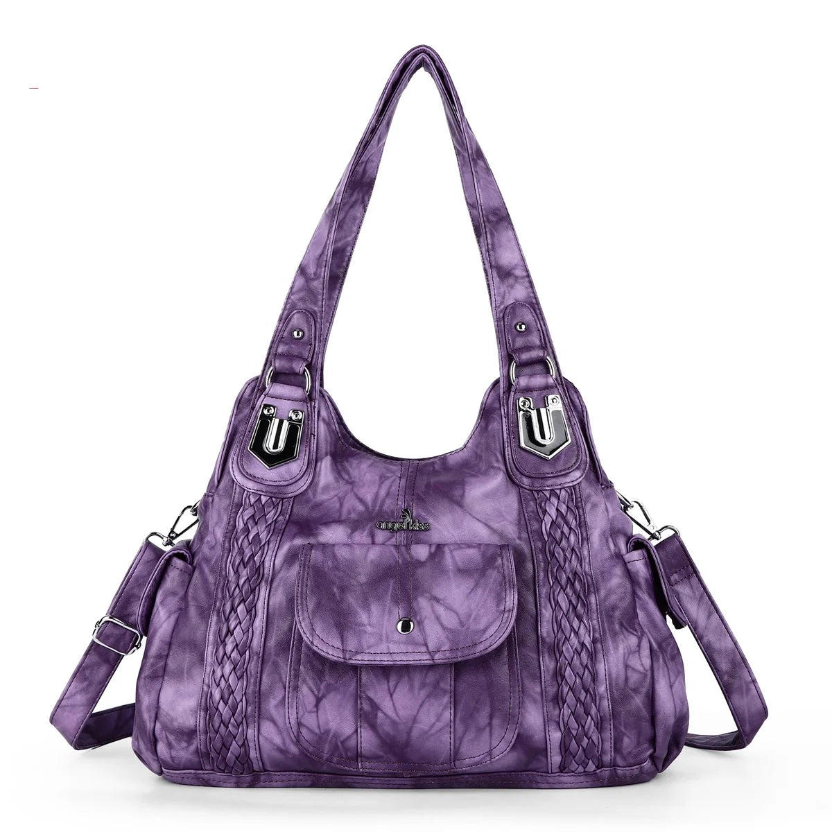 Damen-Schultertasche aus PU-Leder Große Kapazität Viel Stauraum Alltagsbegleiter Modernes Design und Praktisch