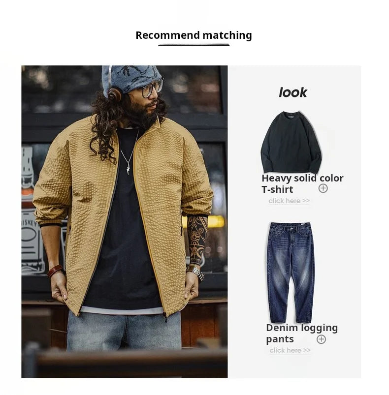 Karierte Jacke Herren – Atmungsaktiv und Winddicht
