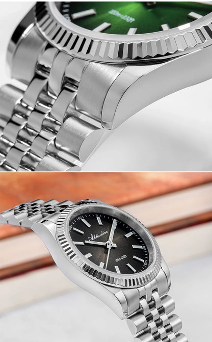 Herren-Quarzuhr mit Jubilee-Armband und Saphirglas