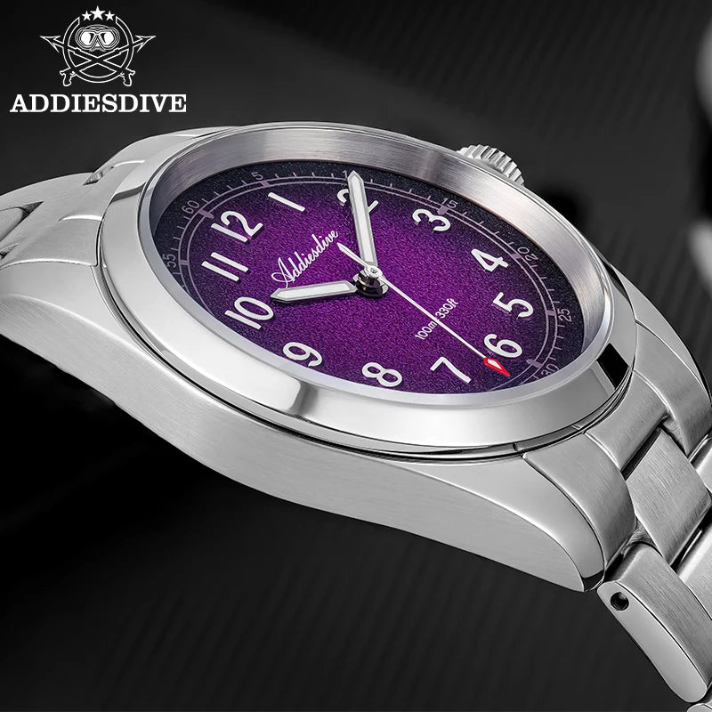 Herren-Quarzuhr 36 mm mit Saphirglas und BGW9-Leuchtmasse