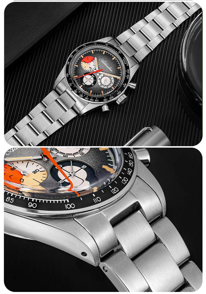 Herren-Chronograph mit OS20-Werk und Retrodesign