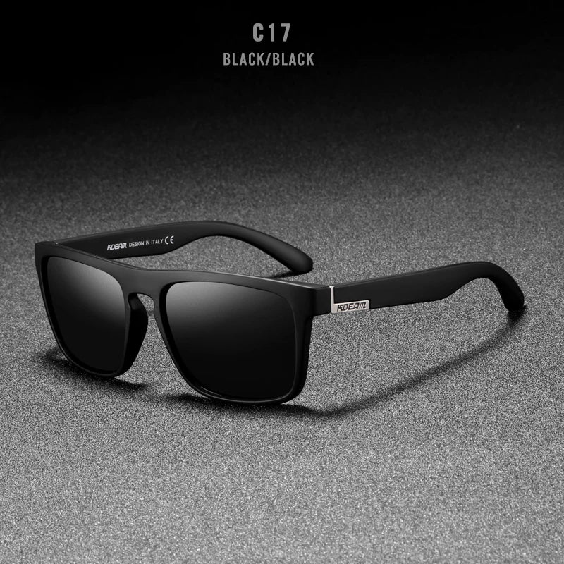 Sonnenbrille quadratisch polarisiert elastisch Spiegel 17 Farben Unisex