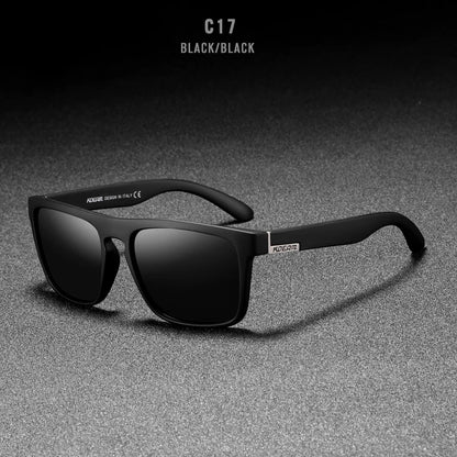 Sonnenbrille quadratisch polarisiert elastisch Spiegel 17 Farben Unisex