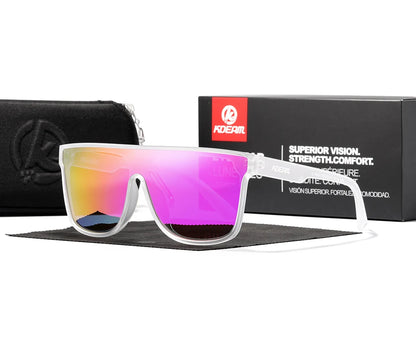 Sonnenbrille Einteiler polarisiert Sport Baseball Angeln Fahren Komplettzubehör