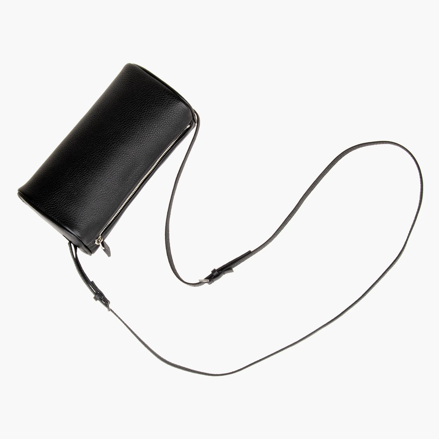 Rindsleder-Handtasche | Top-Handle Mit Schultergurt