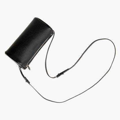 Rindsleder-Handtasche | Top-Handle Mit Schultergurt