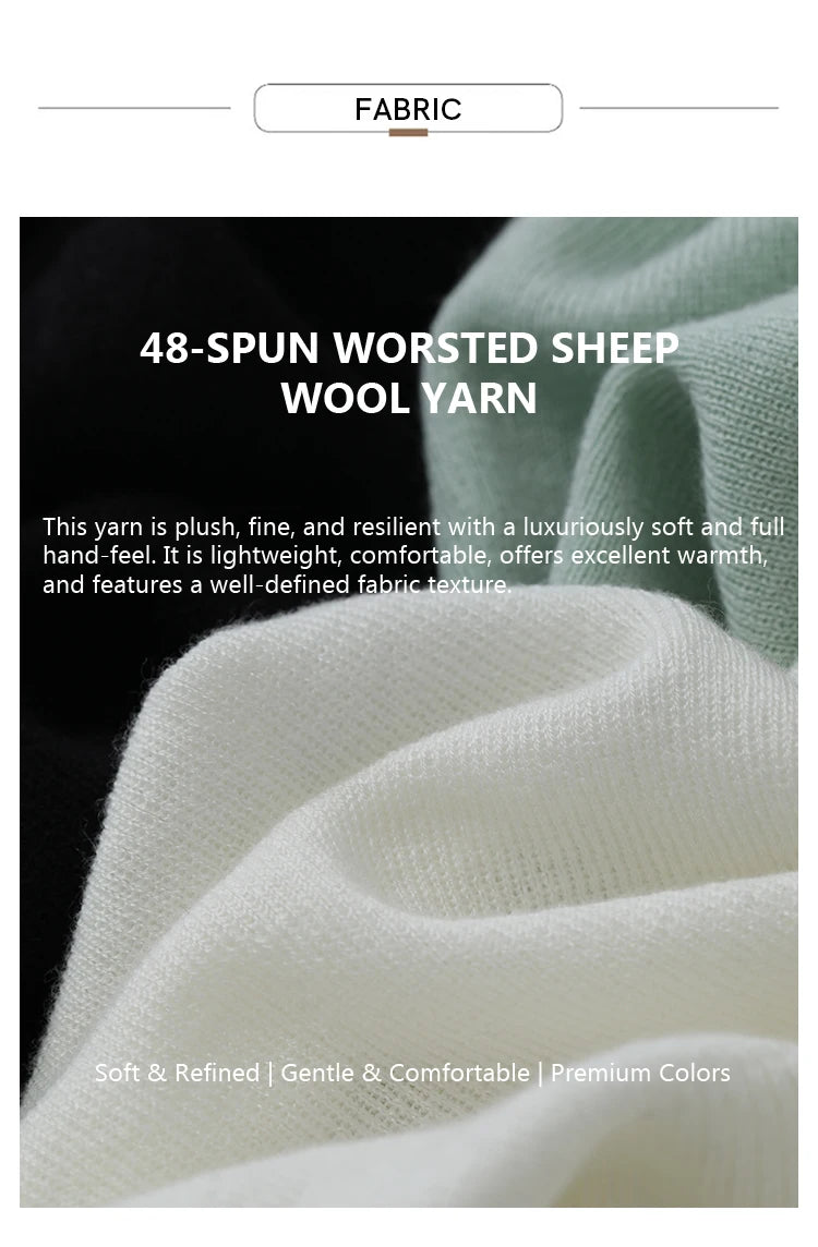 Nahaufnahme Strickstoff mit Garntextur, 48-spun worsted sheep wool yarn