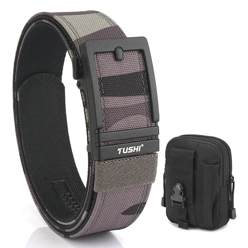 Unisex-Taktischer Gürtel aus 1100D Nylon mit Zinklegierung-Schnalle und Schnellverschluss 3,8 cm Breite