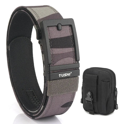 Unisex-Taktischer Gürtel aus 1100D Nylon mit Zinklegierung-Schnalle und Schnellverschluss 3,8 cm Breite