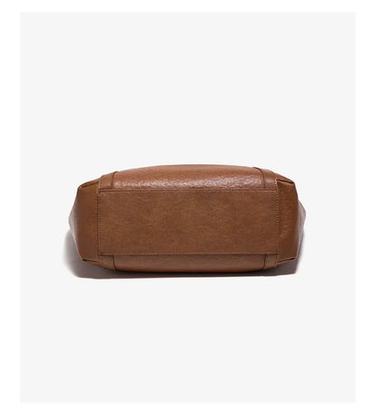Damen-Tote-Tasche aus Rindleder mit großer Kapazität und leichtem Gewicht für Pendeln und Alltag