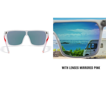 Sonnenbrille einteilig polarisiert UV400 5-Scharnier Herren