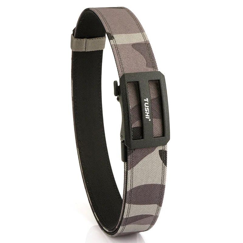 Herren-Taktischer Outdoor-Gürtel aus Nylon mit automatischer Metallschnalle und verstellbarer Länge