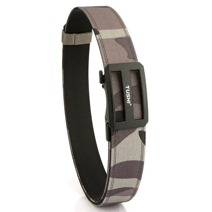 Herren-Taktischer Outdoor-Gürtel aus Nylon mit automatischer Metallschnalle und verstellbarer Länge