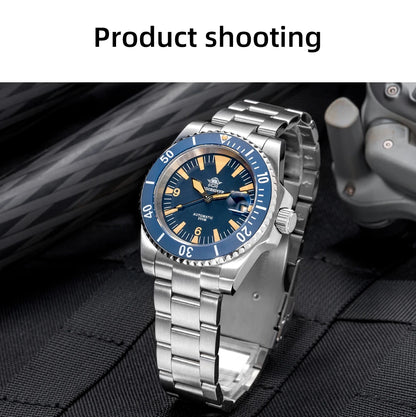 Herren-Taucheruhr mit Keramiklünette und NH35A-Automatikwerk