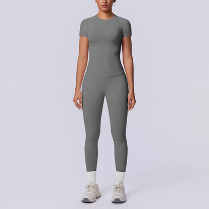 Hamidou Nahtloses Sportset Für Damen Mit Pfirsich-Po Effekt