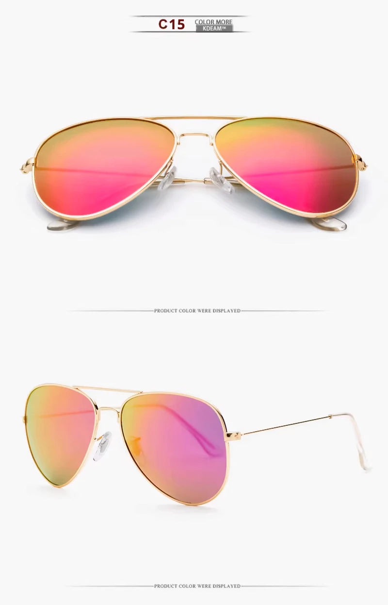 Sonnenbrille Pilot übergroß polarisiert 62mm UVA/UVB Etui Herren