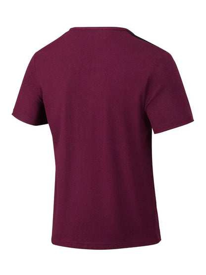 Kurzärmeliges Herren-Sommer-T-Shirt mit lockeren Streifen – vielseitiges, trendiges Oberteil für Paare