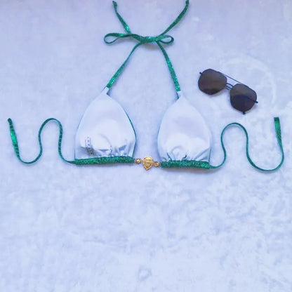 Dreiteiliger Damen-Bikini im brasilianischen Stil – ideal für Strand und Pool