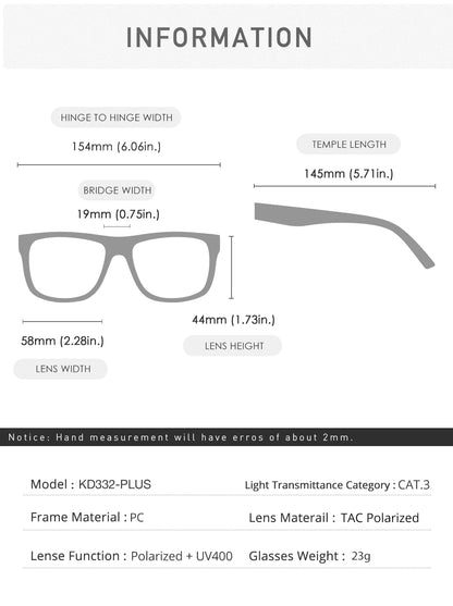 Sonnenbrille übergroß quadratisch polarisiert 64mm Angeln Herren