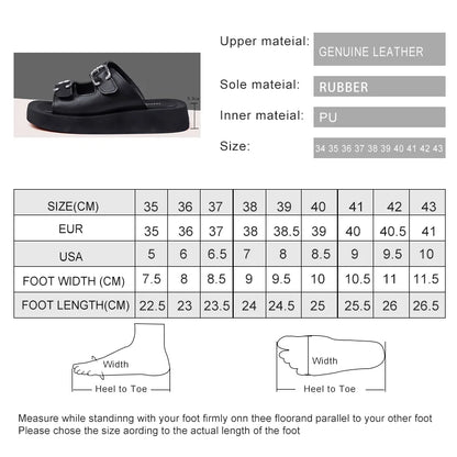 2025 frauen Hausschuhe Sommer Echtes Leder Rutschen Frauen Fashion Square taste Flache Sandalen Damen Outdoor Casual Flip-Flops