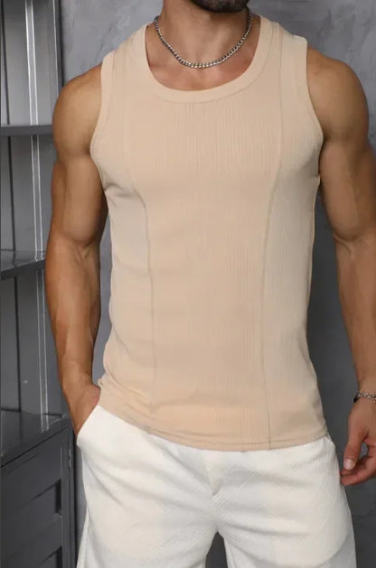 Ärmellose Herren-Sommerweste – Slim Fit und atmungsaktiv für Sport und Freizeit