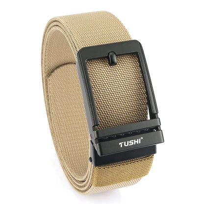 VATLY Herren Stretch-Gürtel 38mm mit Automatik-Schnalle aus Nylon