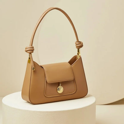 Spaltleder Schultertasche Rot | Alltagsbegleiter