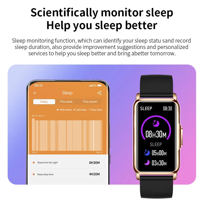 LIGE Mann Frauen 1,47 "Full Touch Screen BT Anruf Smart Uhr Musik Fitness Sport Armband Schlaf Monitor Mann Smartwatch männer 2025