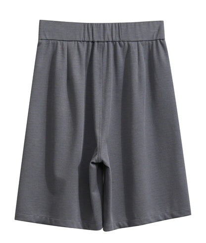 Damen Shorts im Minimalismus-Stil mit elastischer Taille für den Sommer