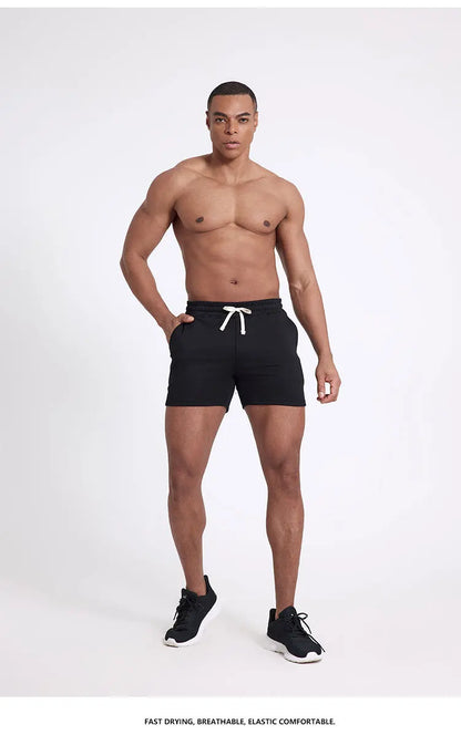 Lässige Herren-Arbeitsshorts mit mehreren Taschen und mittlerer Länge – ideal für den Sommer.