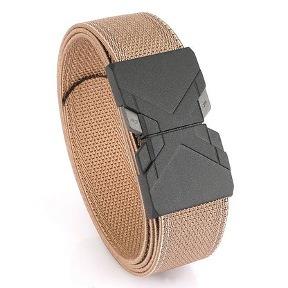Herren-Gürtel aus elastischem Nylon mit Schnellverschluss Outdoor-Einsatz und Alltag 34 mm Breite