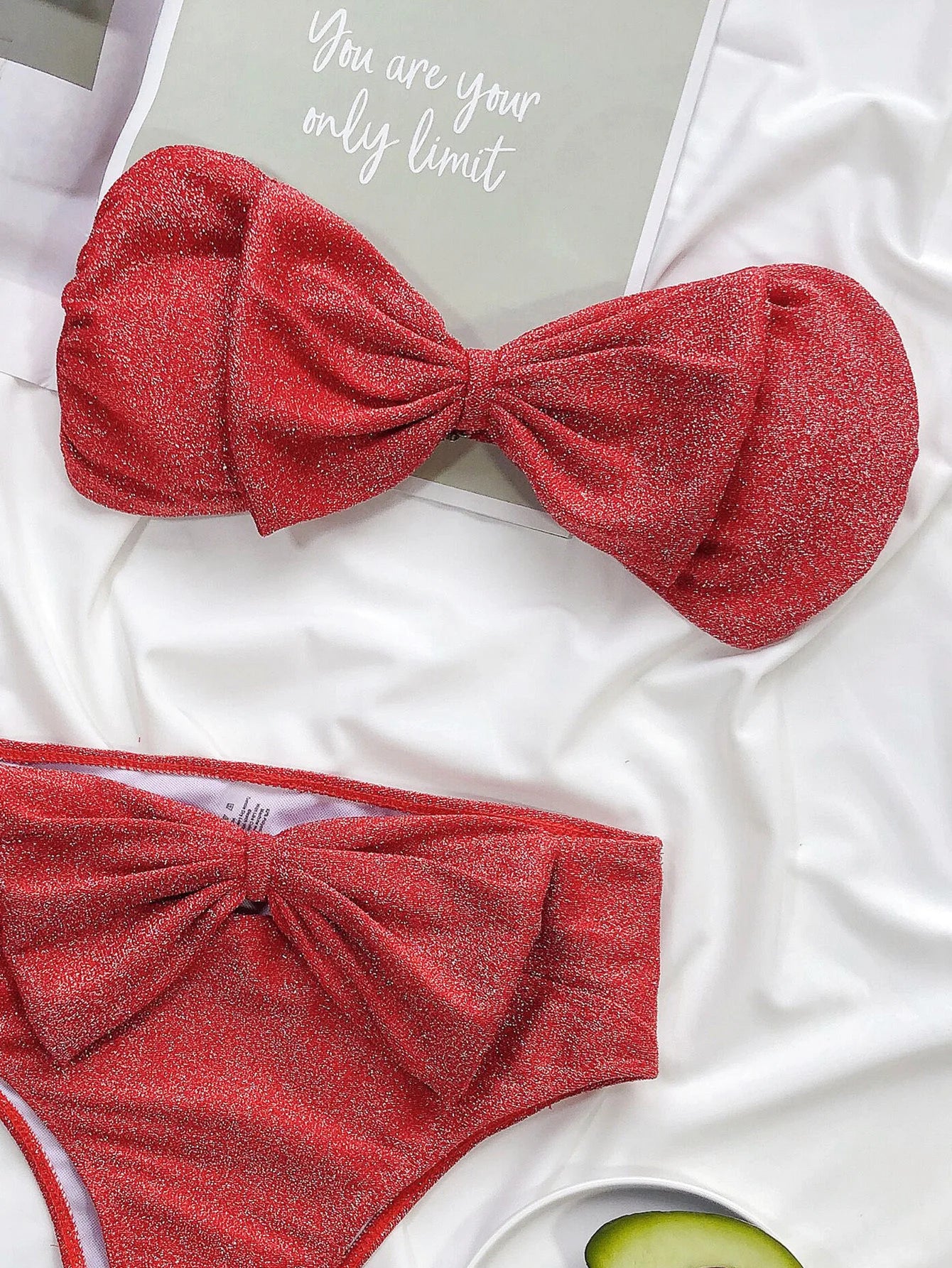 Sexy Bügel-Bikini-Set mit Push-up-Effekt – Brasilianischer Stil für Damen und Mädchen, ideal als Strandbekleidung